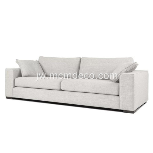 Sofa kain abu-abu sitka kontemporer modern